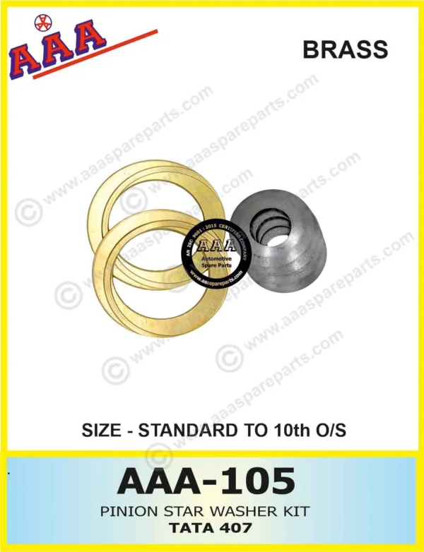 PINION STAR WASHER KIT STANDARD SIZE