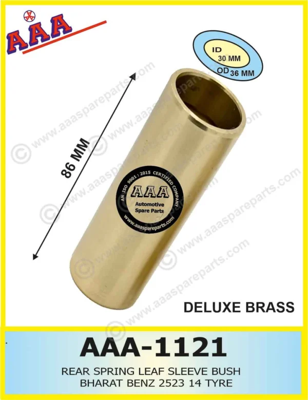 REAR SPRING BUSH 2523 14 TYRE