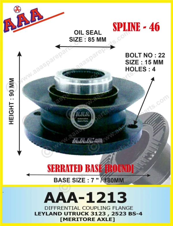 Diff Flange ASHOK LEYLAND U3123 X-SERRATED TYPE