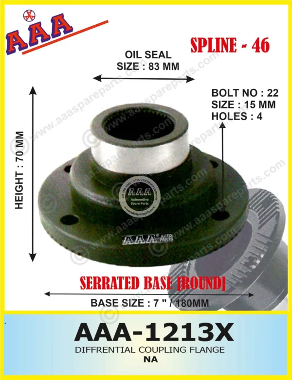 Diff Flange NOT DEFINE X-SERRATED TYPE