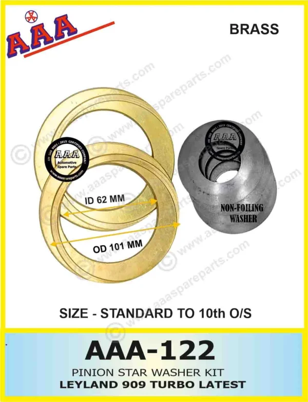 PINION STAR WASHER KIT STANDARD SIZE