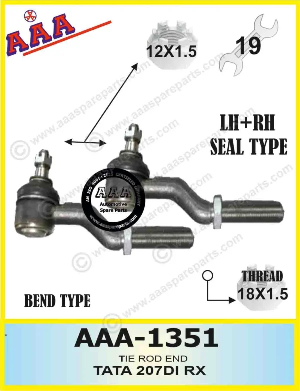 TIE ROD END 207DI [BEND TYPE]
