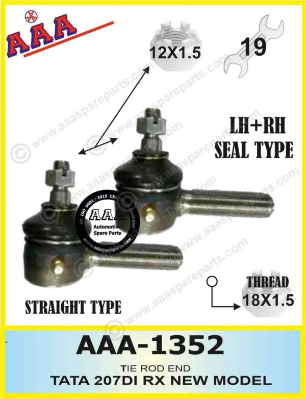 TIE ROD END 207DI [STRAIGHT TYPE]