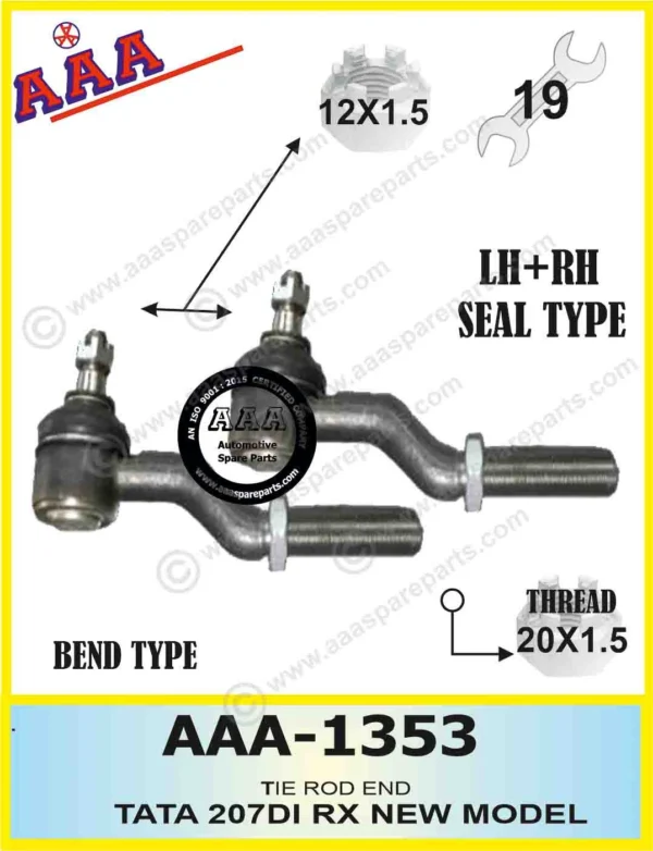 TIE ROD END 207DI RX NEW MODEL [BEND TYPE]