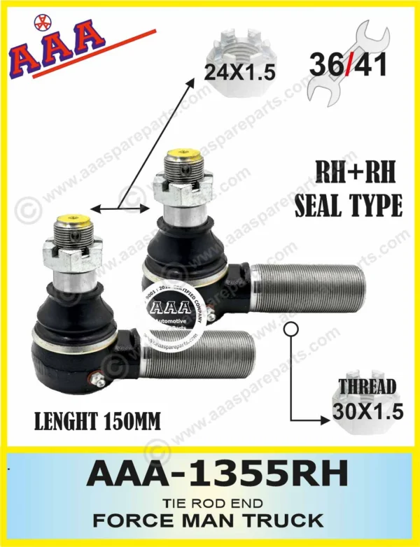 TIE ROD END FORCE MAN TRUCK RH+RH
