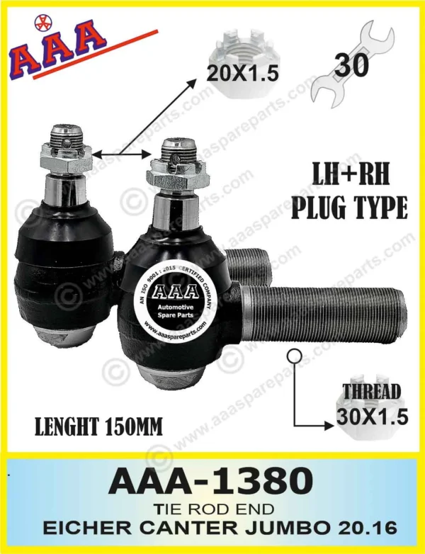 TIE ROD END EICHER JUMBO 20.16 / PRO 11.12 – 11.14