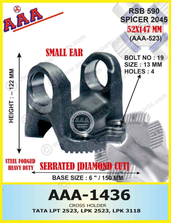 C.H TATA LPT 2523, LPK 2523, LPK 3118 [SMALL EAR] SERRATED