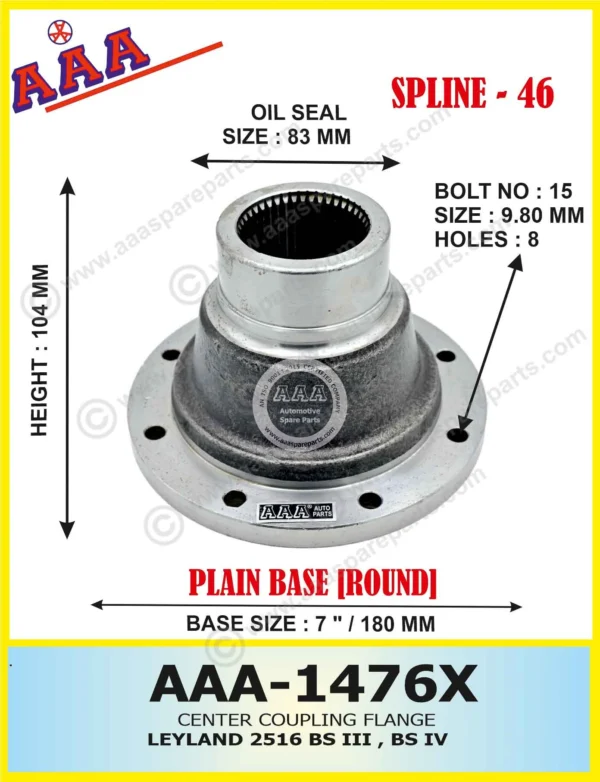Diff Flange LEYLAND 2516 BS 3