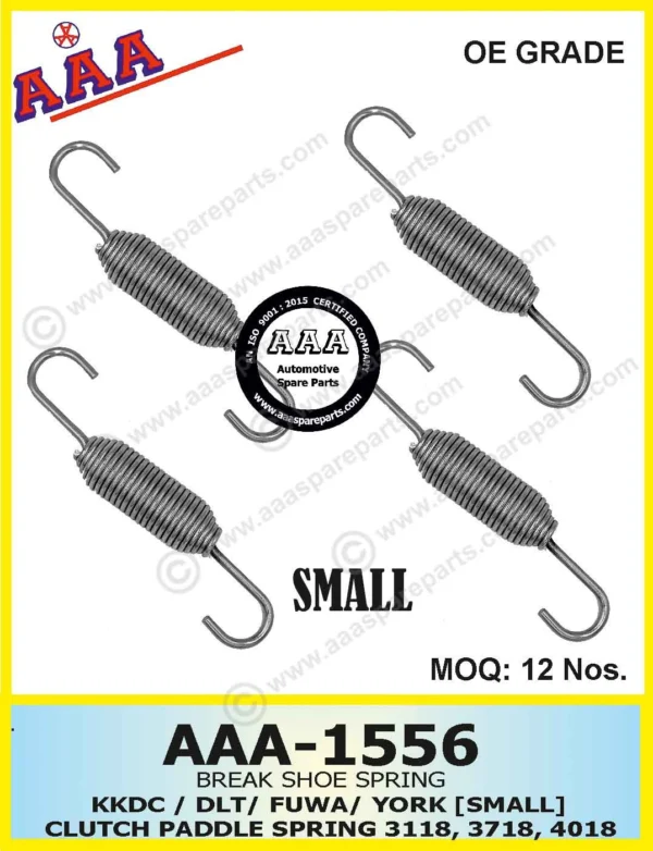 BRAKE SPRING SMALL DLT/ FUWA/ YORK/ CLUTCH PADDLE SPRING 3118