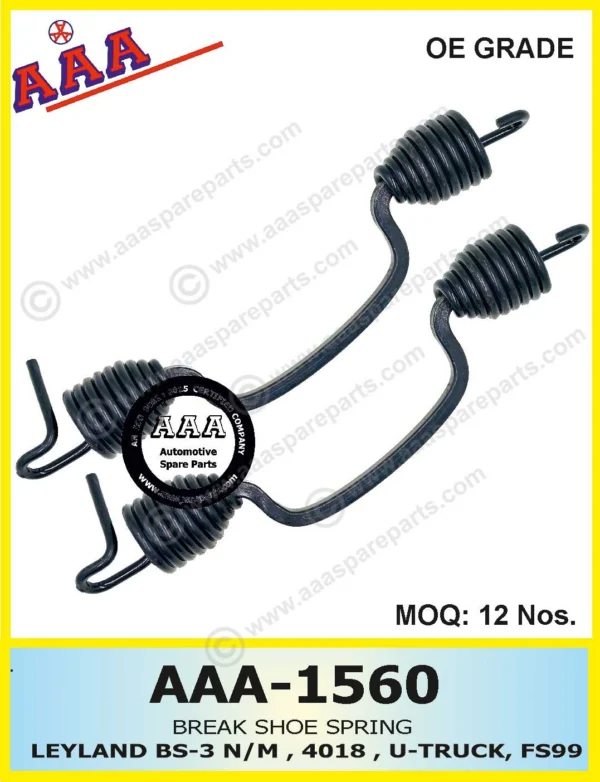 BRAKE SPRING LEYLAND BS-3 N/M, 4018, U-TRUCK, FA-99