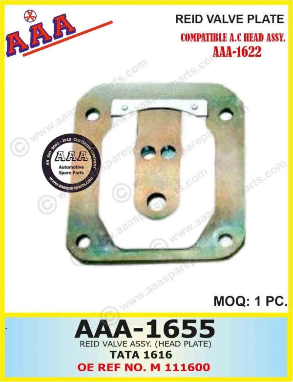 REID VALVE ASSY. (HEAD PLATE) TATA 1616