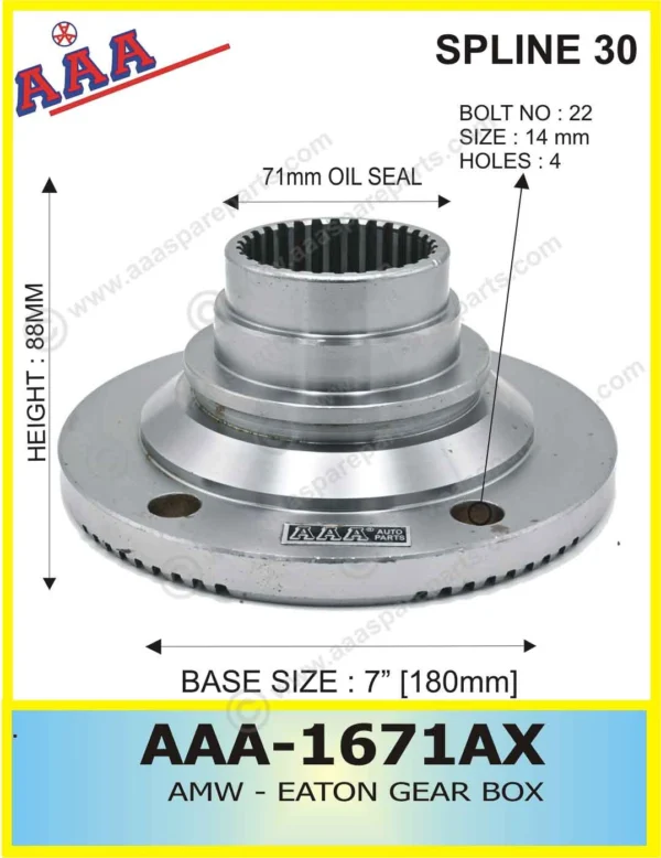 Gear Flange TATA, AL, BHARAT BENZ, EATON GEAR FLANGE  X-SERRATED TYPE