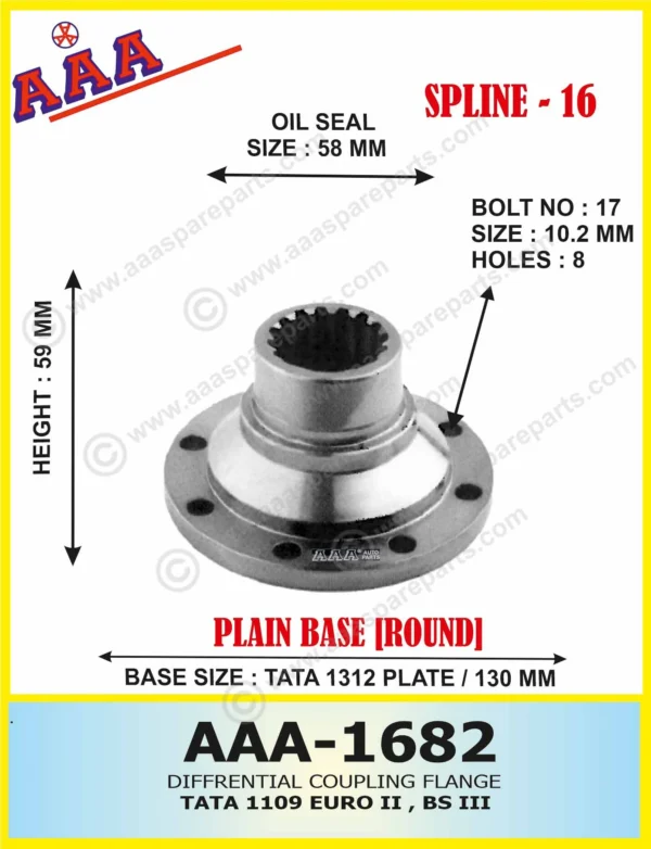Diff Flange TATA 1109 EURO II BS III