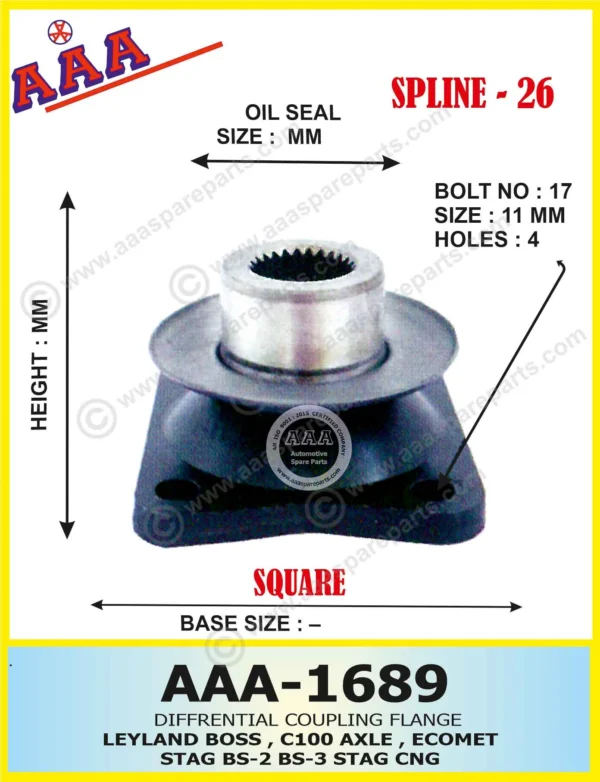 Diff Flange ASHOK LEYLAND  LCV – C-100 AXLE – P4302314 – STAG , BS2, BS3, STAG CNG,