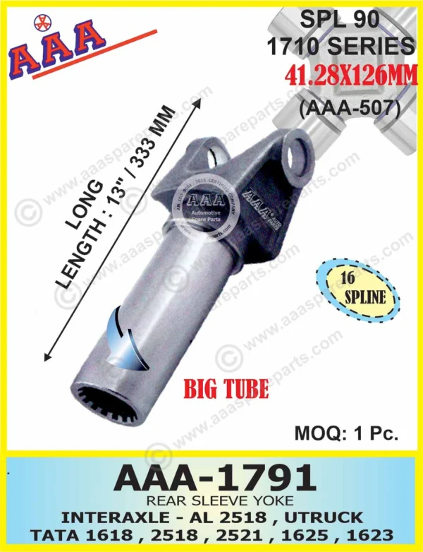 S.Y. INTERAXLE 2518 U-TRUCK , TATA 1618 , 2518 , 1625 , 1623 [LATEST]