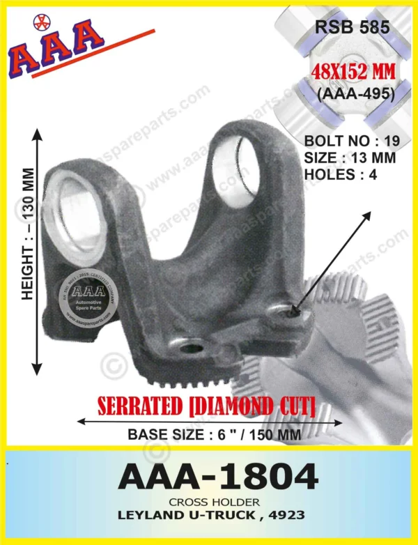 C.H LEYLAND U-TRUCK , 4923 SERRATED