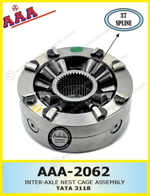INTER-AXLE NEST CAGE ASSY. TATA 3118 37 SPLINE [WITH DUST COVER]