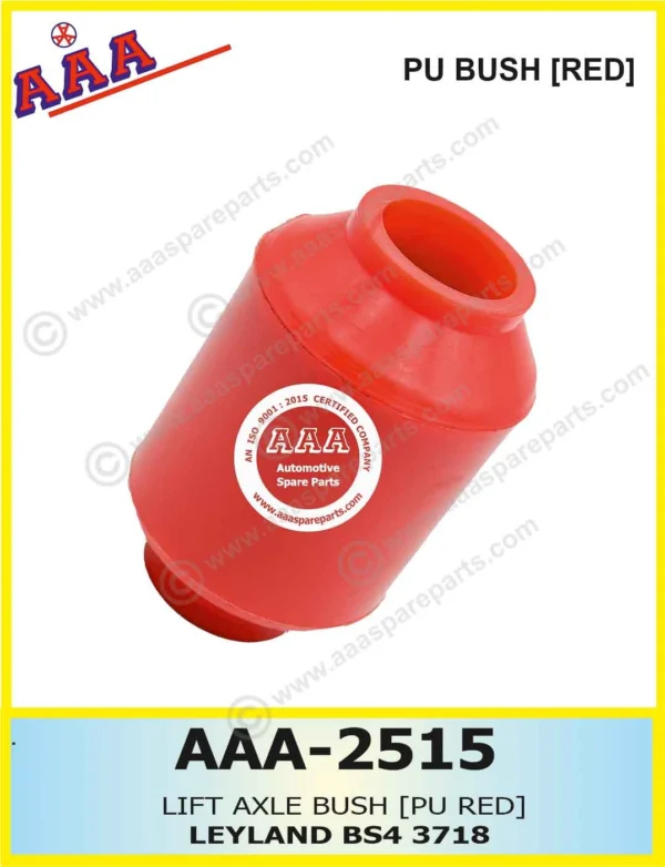 LIFT AXLE BUSH PU BUSH LEYLAN BS4 1918 COMPLET SET [1BUSH,1PIN ,1WASHER NYLON, 1 WASHER STEEL]