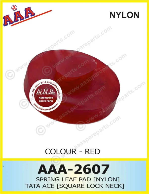 NYLON RED SPRING PAD TATA ACE [SQUARE LOCK NECK]