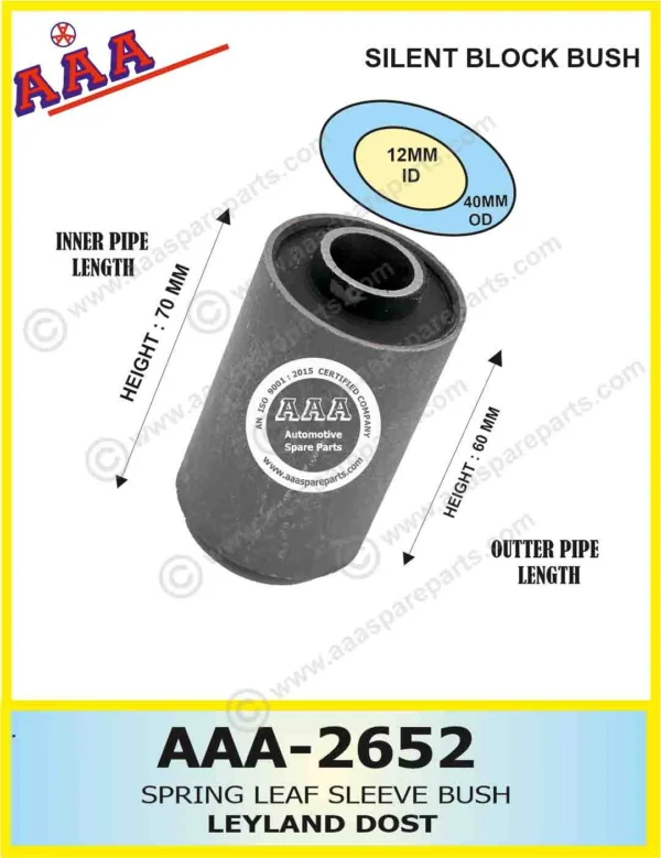 SILENT BLOCK BUSHES -LEYLAND DOST
