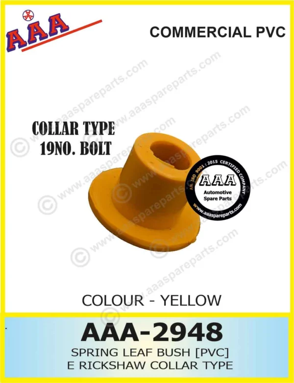 SPRING BUSH E RICKSHAW COLLAR TYPE 19No. BOLT