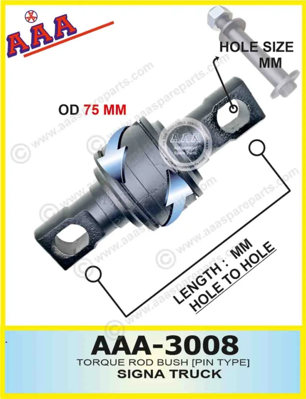 TORQUE ROD BUSH TATA SIGNA OD – 75MM