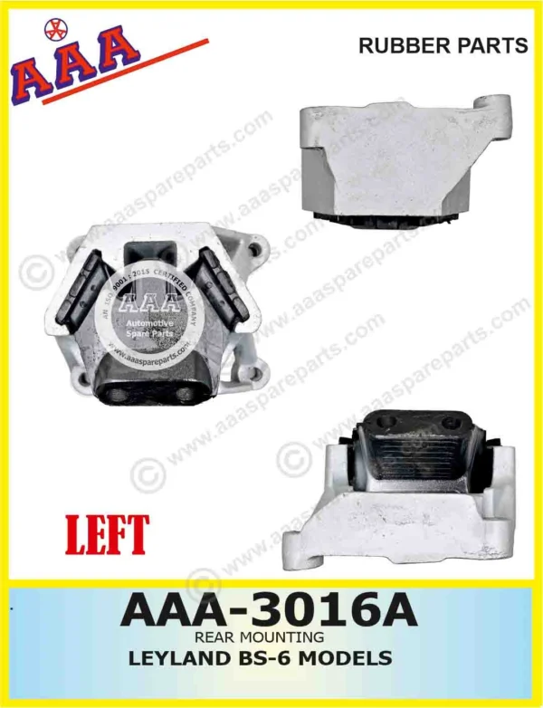 RUBBER MOUNTING LEYALND BS-6 ALUMINIUM TYPE LEFT
