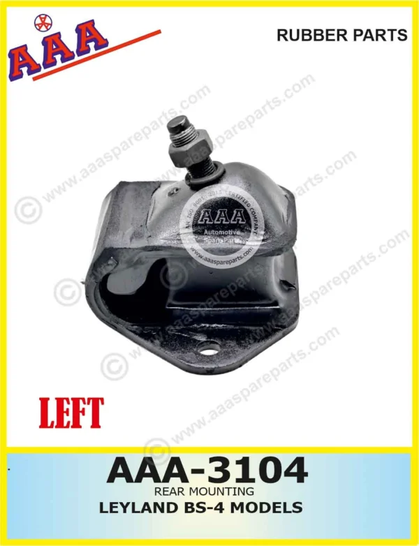 RUBBER MOUNTING REAR LEYLAND BS-4 MODELS LEFT