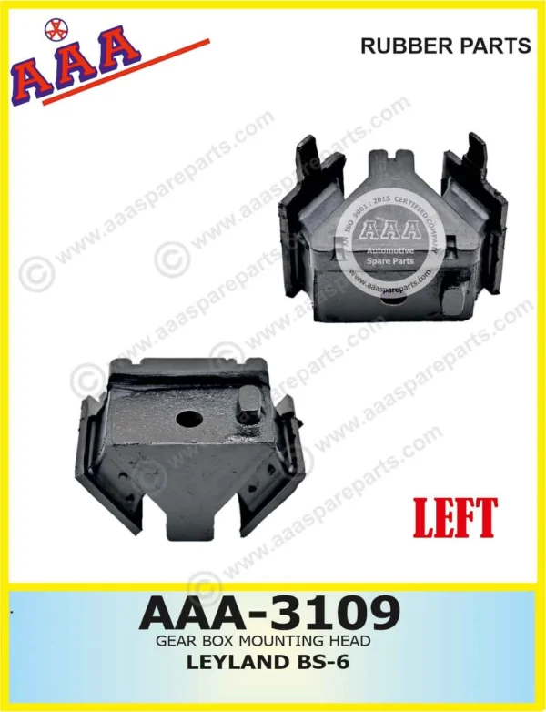 RUBBER MOUNTING GEAR BOX MOUNTING HEAD LEYLAND BS-6 LEFT