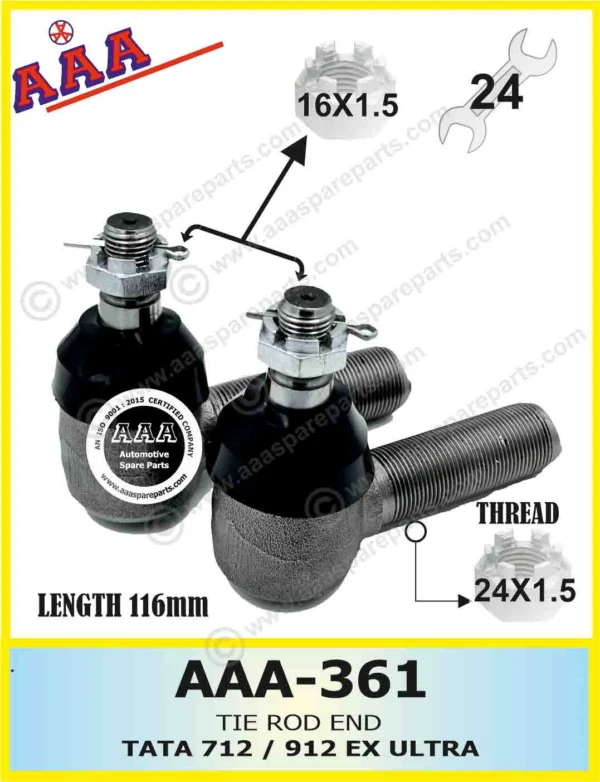 TIE ROD END TATA 712 – 912 EX ULTRA