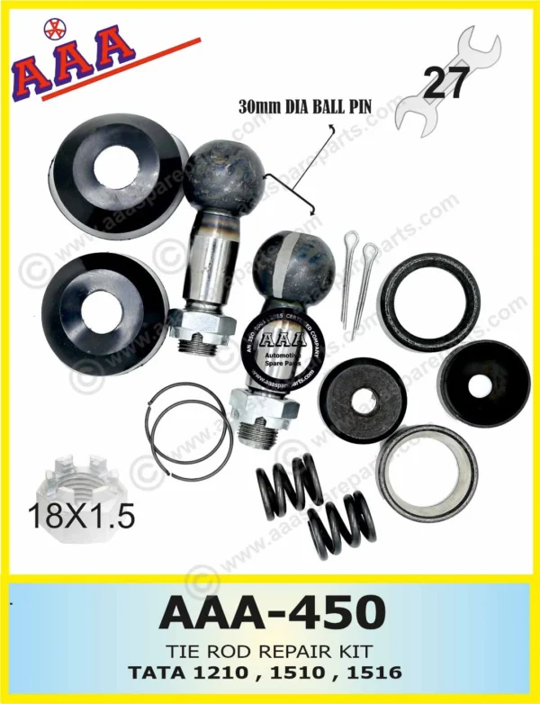 TIE ROD REPAIR KIT TATA  1210/ 1312/ 1510/ 1516/ 1612/ 1109/ 2213/ 2416TURBO  SMALL+SMALL GOLI