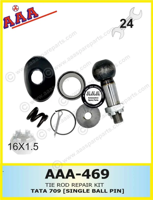DRAG LINK REPAIR KIT 709 (SINGLE GOLI)
