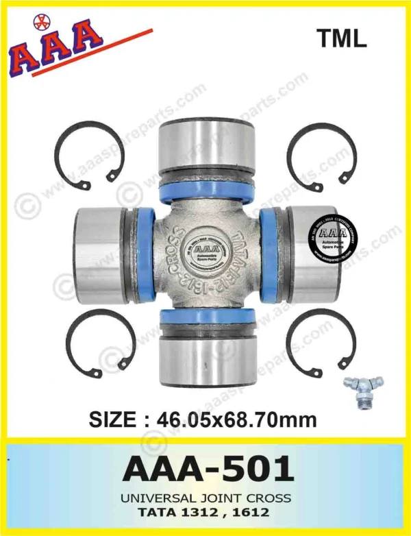 UNIVERSAL JOINT CROSS-TATA 1312/ 1510/ 1612/ 2213/ 2416 I/L