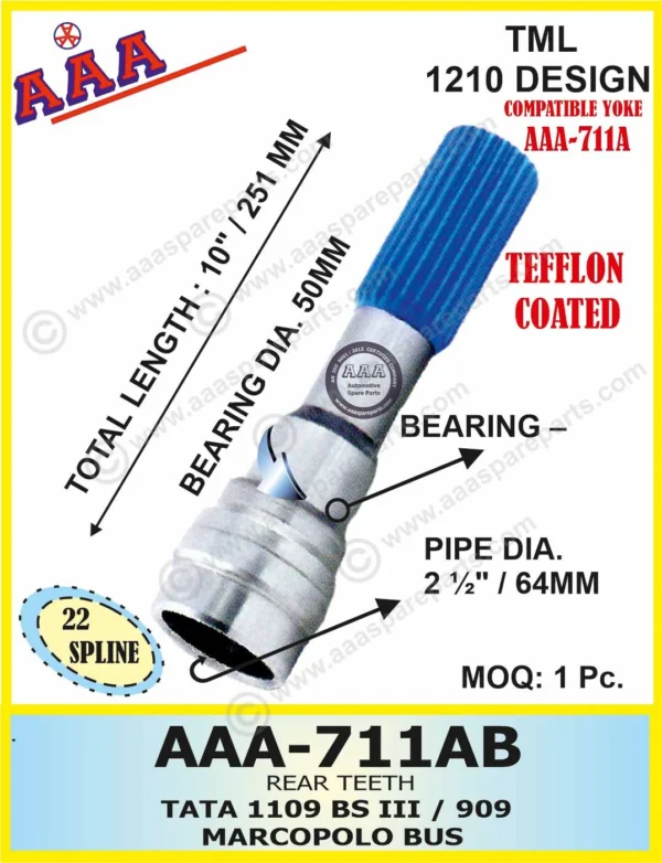 R.T. TATA 1109 BS III / 909 / MARCOPOLO BUS TEFFLON COATED