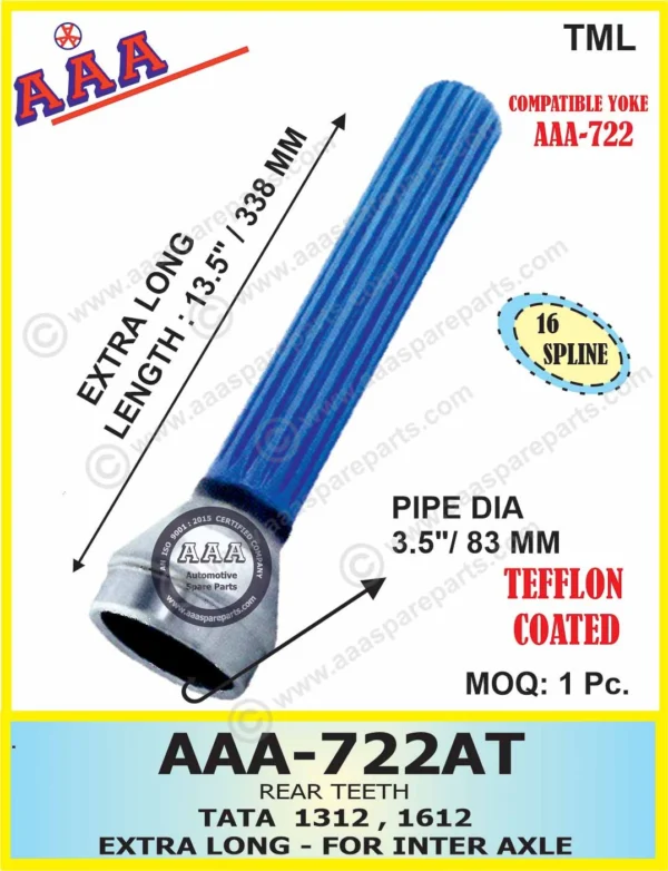 R.T. TATA 1312 / 1612 (EXTRA LONG) TEFFLON COATED