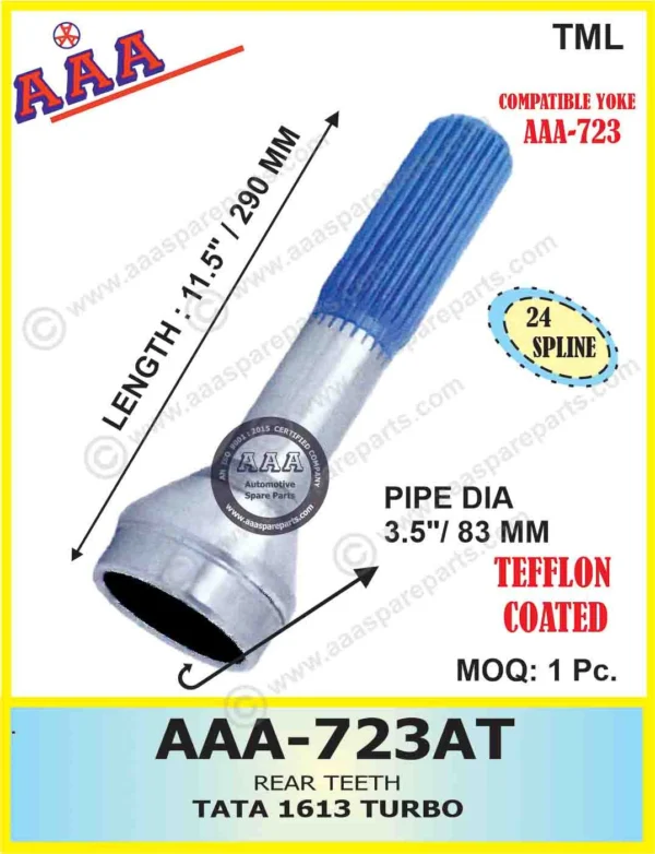 R.T. TATA 1613 TURBO (24 SPLINE) TEFFLON COATED