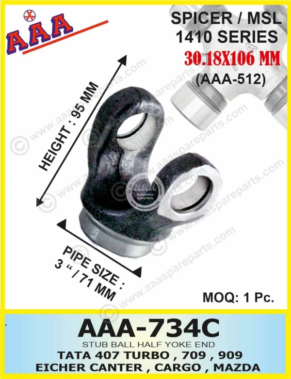 H.Y. TATA 407 TURBO / 709 / 909 / EICHER CANTER N/M / CARGO / SWARAJ MAZDA