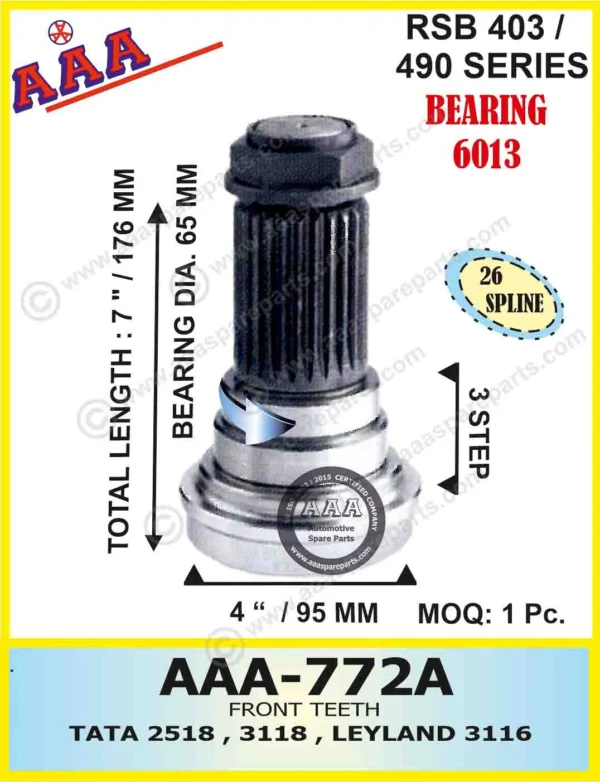 F.T. TATA 2518 / 3118 / LEYLAND 3116 3 STEP