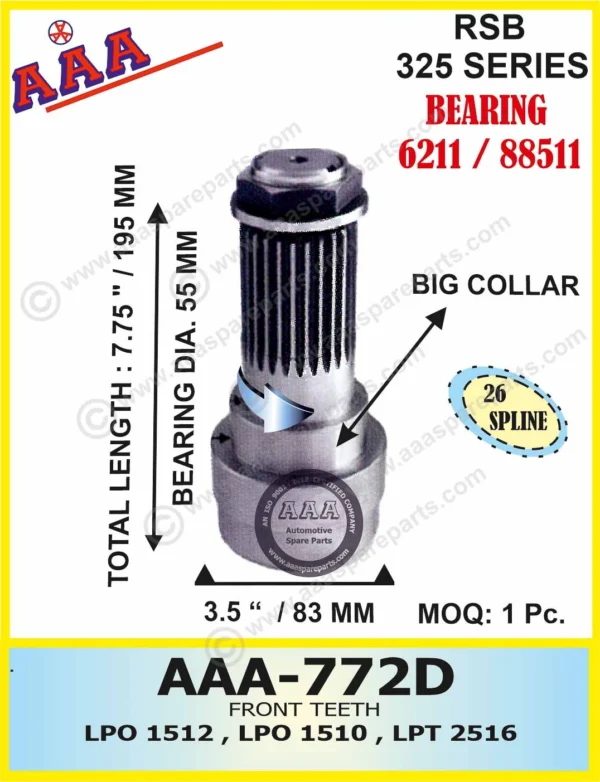 F.T. TATA LPT 1613 LATEST BIG COLLAR 1 STEP