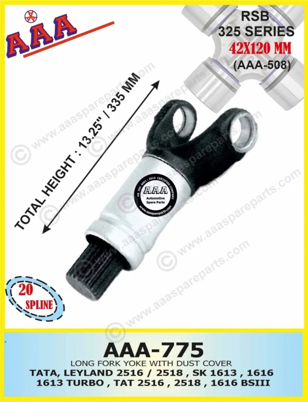 Long Fork TATA 2515 EX /1613 TURBO(WITH DUST COVER & OIL SEAL)