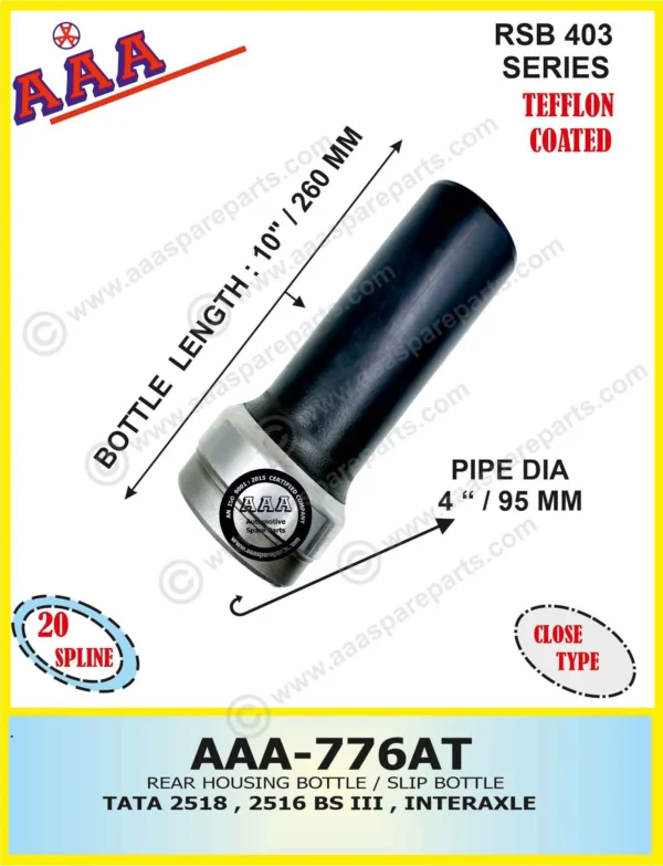 Bottle TATA, LEYLAND 2516 / 2518 / INTERAXLE EXTRA LONG TEFFLON COATED
