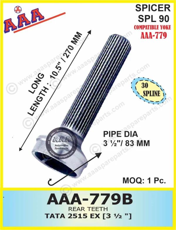 R.T. TATA 2515 EX (10.5″, PIPE DIA 3.1/2″)