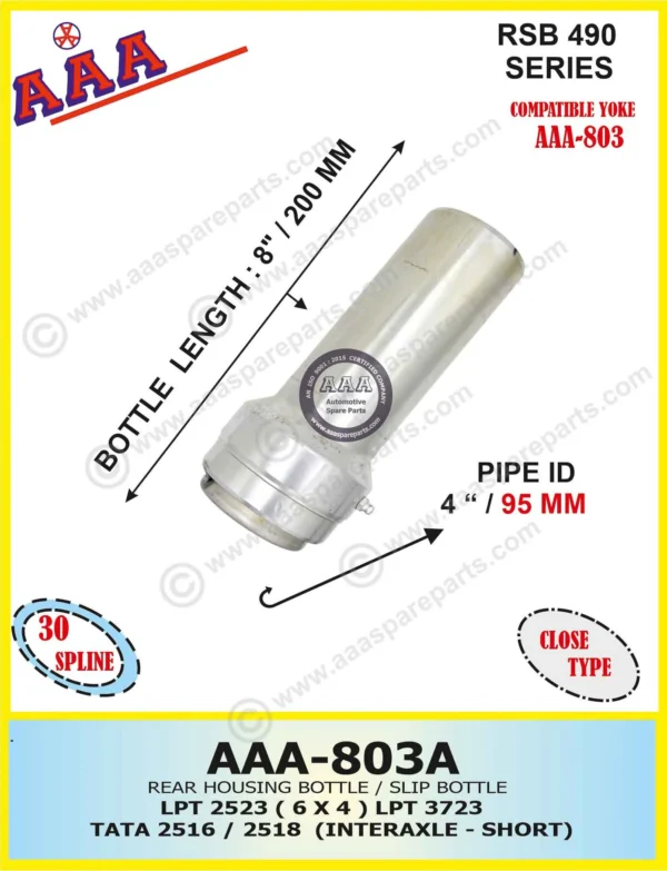 Bottle TATA 4018, 2518, 3518C EX