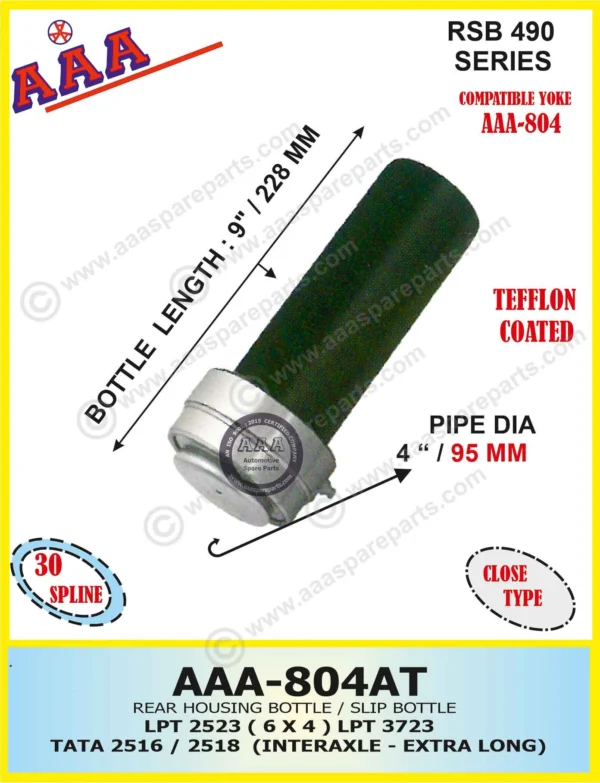Bottle TATA, LEYLAND 3118, 3516, 4018, 2518 LPK LONG (TEFLON COATING)