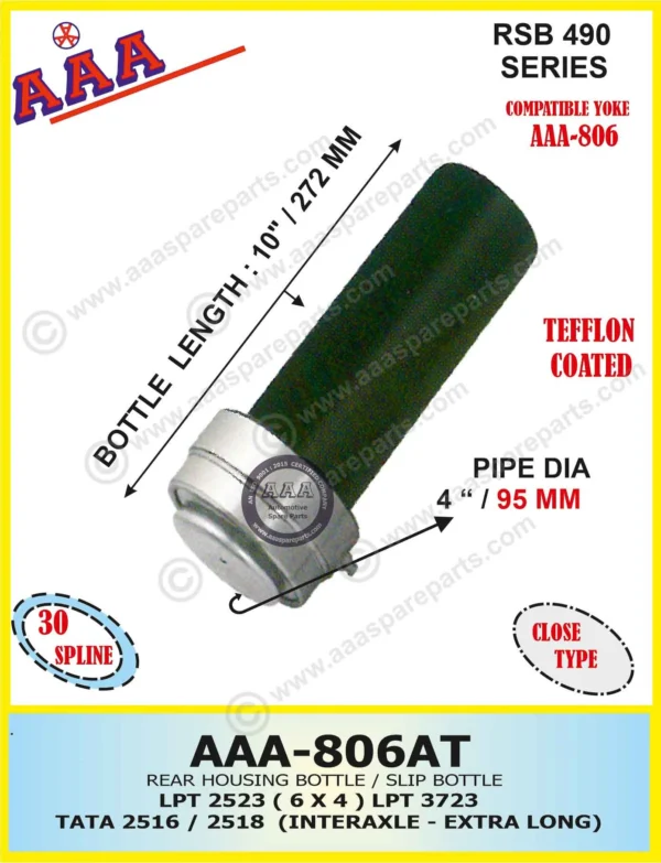 Bottle LPT 2523 ( 6 X 4 ) LPT 3723 TEFFLON COATED