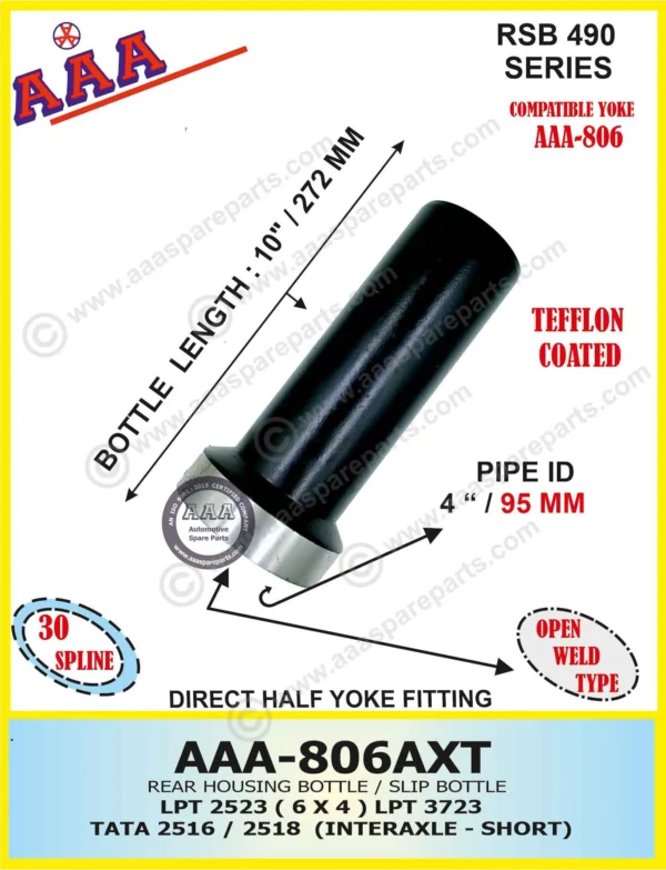 Bottle LPK 3118 , LPT 2523 , LPK 2518 TEFFLON COATED