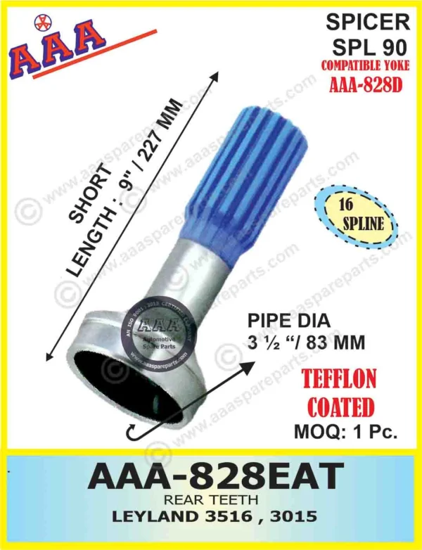 R.T. LEYLAND 3516, 3014 (THICK SPLINES) TEFFLON COATED