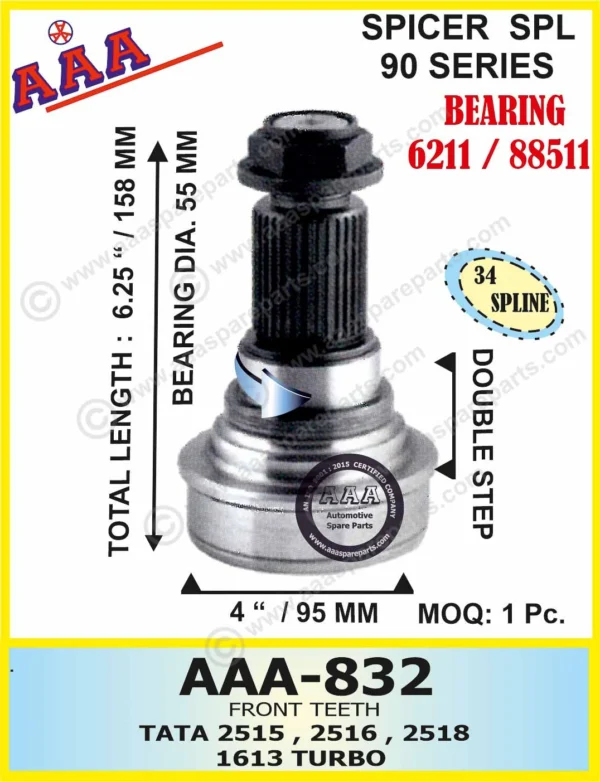 F.T. TATA 2515 / 2516 / 2518 / 1613 TURBO 2 STEP