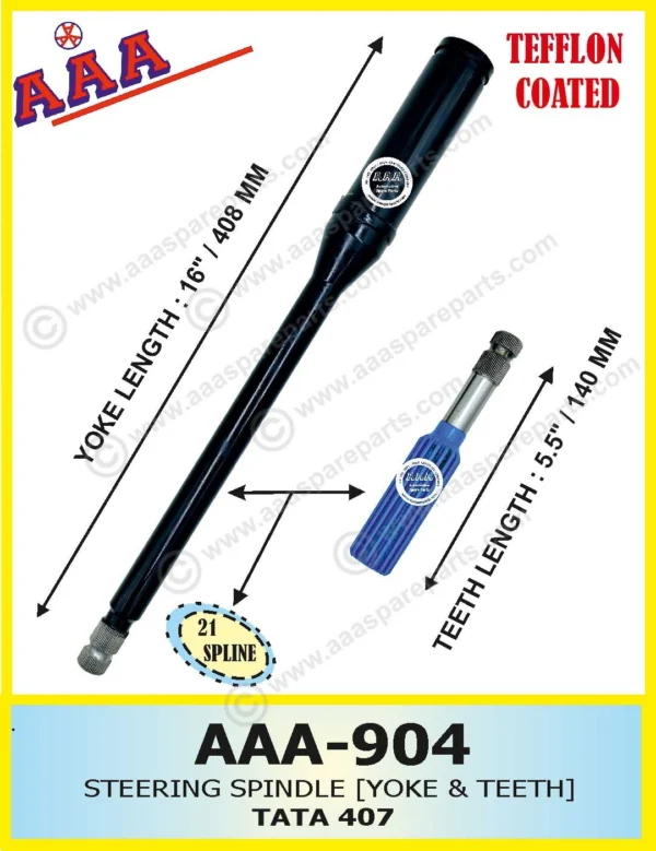STEERING SPINDLE YOKE & TEETH TATA 407